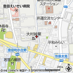 静岡県磐田市小立野175周辺の地図