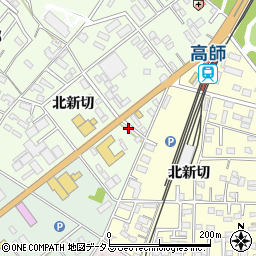 愛知県豊橋市向草間町北新切131周辺の地図