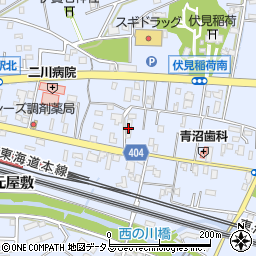 二川マンション大惣周辺の地図