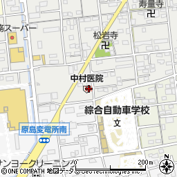 静岡県浜松市中央区原島町72周辺の地図