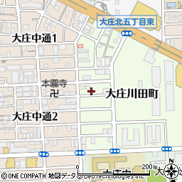 兵庫県尼崎市大庄川田町38周辺の地図