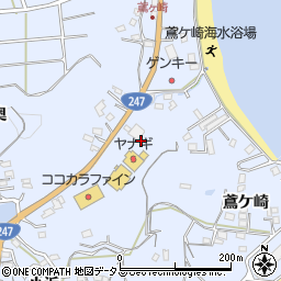 愛知県知多郡南知多町大井山田周辺の地図