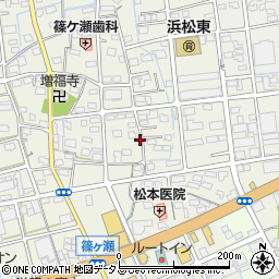 静岡県浜松市中央区篠ケ瀬町684周辺の地図