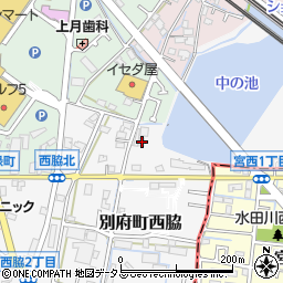 兵庫県加古川市別府町西脇116周辺の地図