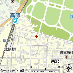 愛知県豊橋市高師町西沢17-4周辺の地図