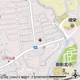 兵庫県神戸市東灘区御影山手4丁目1-13周辺の地図