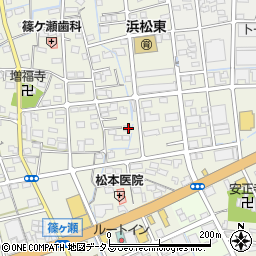 静岡県浜松市中央区篠ケ瀬町665周辺の地図