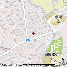 兵庫県神戸市東灘区御影山手4丁目1-15周辺の地図