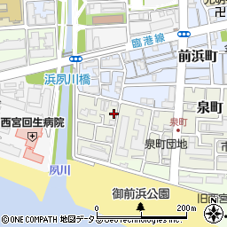 横田邸_泉町akippa駐車場周辺の地図