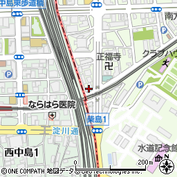 ローズコーポ新大阪９周辺の地図
