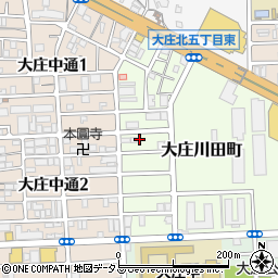 兵庫県尼崎市大庄川田町33周辺の地図