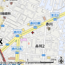ワンカルビｐｌｕｓ旭赤川店周辺の地図