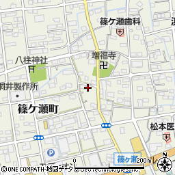 静岡県浜松市中央区篠ケ瀬町845周辺の地図
