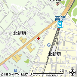 愛知県豊橋市向草間町北新切133周辺の地図
