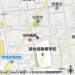 静岡県浜松市中央区原島町67周辺の地図
