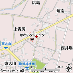 愛知県豊橋市大山町松荒24-1周辺の地図