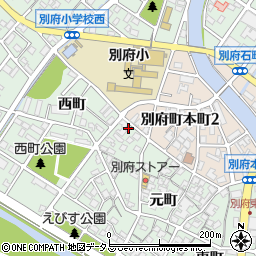 兵庫県加古川市別府町元町93周辺の地図