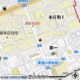 ファミリーマート東灘本庄町店周辺の地図