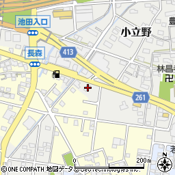 静岡県磐田市小立野320周辺の地図