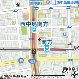 ヒグチ薬店チェーン西中島店周辺の地図