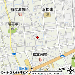 静岡県浜松市中央区篠ケ瀬町673周辺の地図