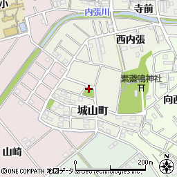 愛知県豊橋市城山町78周辺の地図