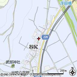 岡山県岡山市東区谷尻153周辺の地図