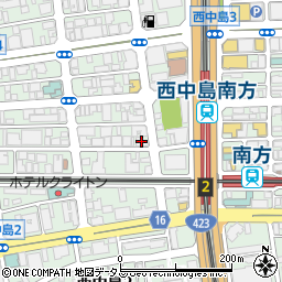 地産マンション第１新大阪周辺の地図
