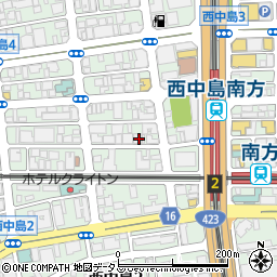 萬拾屋 西中島駅前店周辺の地図