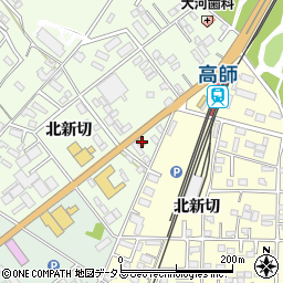 愛知県豊橋市向草間町北新切134周辺の地図