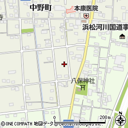 静岡県浜松市中央区中野町4237周辺の地図