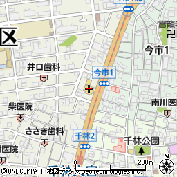 にぎり長次郎千林店周辺の地図