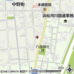 静岡県浜松市中央区中野町4231周辺の地図