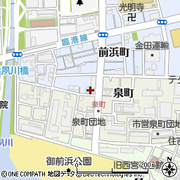 香枦園壱番館周辺の地図