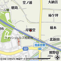 京都府木津川市相楽岸間堂周辺の地図