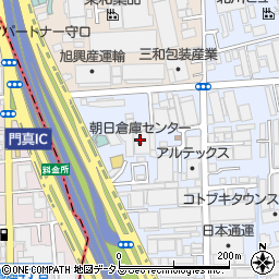 朝日倉庫センター株式会社周辺の地図