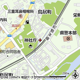三重県津市鳥居町241-2周辺の地図