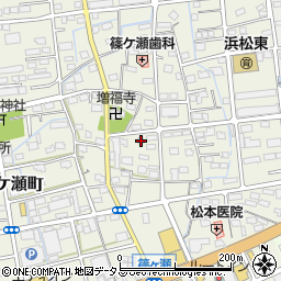 静岡県浜松市中央区篠ケ瀬町705周辺の地図