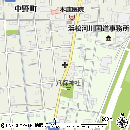静岡県浜松市中央区中野町4228周辺の地図