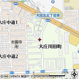 兵庫県尼崎市大庄川田町27-7周辺の地図