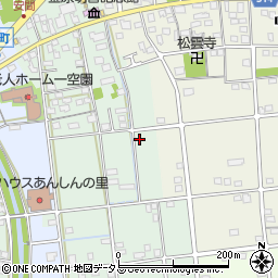 静岡県浜松市中央区安間町78周辺の地図
