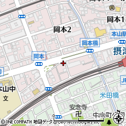 長坂内科医院周辺の地図