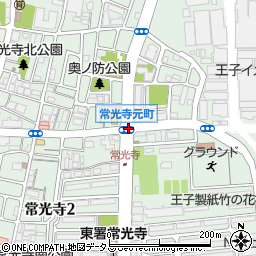 常光寺元町周辺の地図