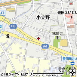 静岡県磐田市小立野232周辺の地図