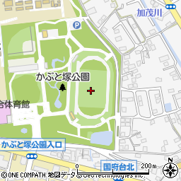 磐田市役所　磐田弓道場周辺の地図
