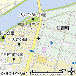 三重県津市住吉町4周辺の地図