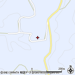 京都府南山城村（相楽郡）高尾（猿ケ久保）周辺の地図