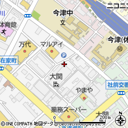 兵庫県西宮市今津出在家町周辺の地図