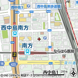 大阪ばある周辺の地図