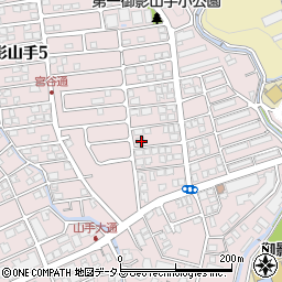 兵庫県神戸市東灘区御影山手4丁目6-8周辺の地図